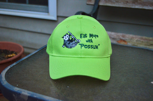 Lime Green Possum Seasoning Hat