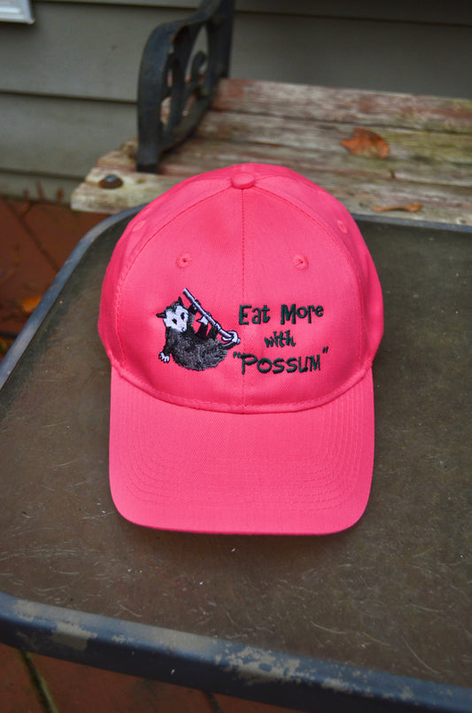 Hot Pink Possum Seasoning Hat