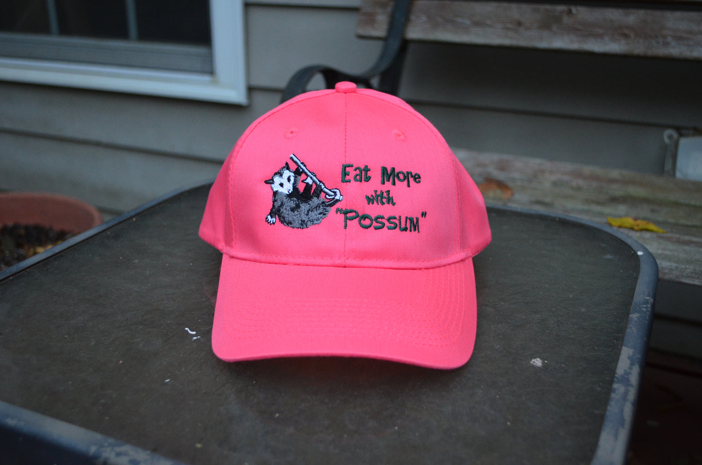 Hot Pink Possum Seasoning Hat