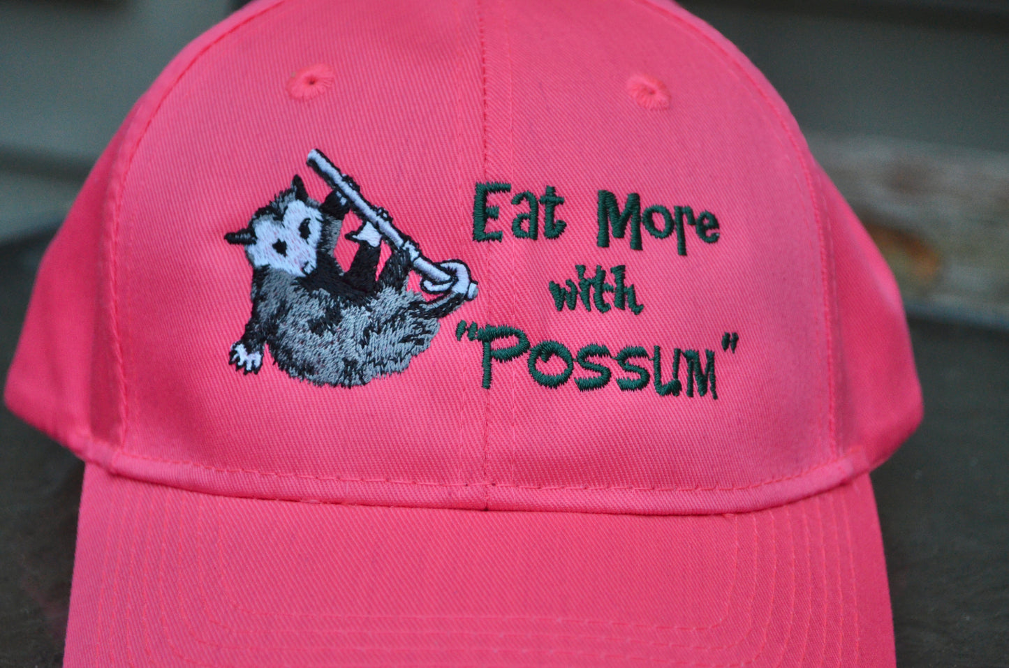 Hot Pink Possum Seasoning Hat