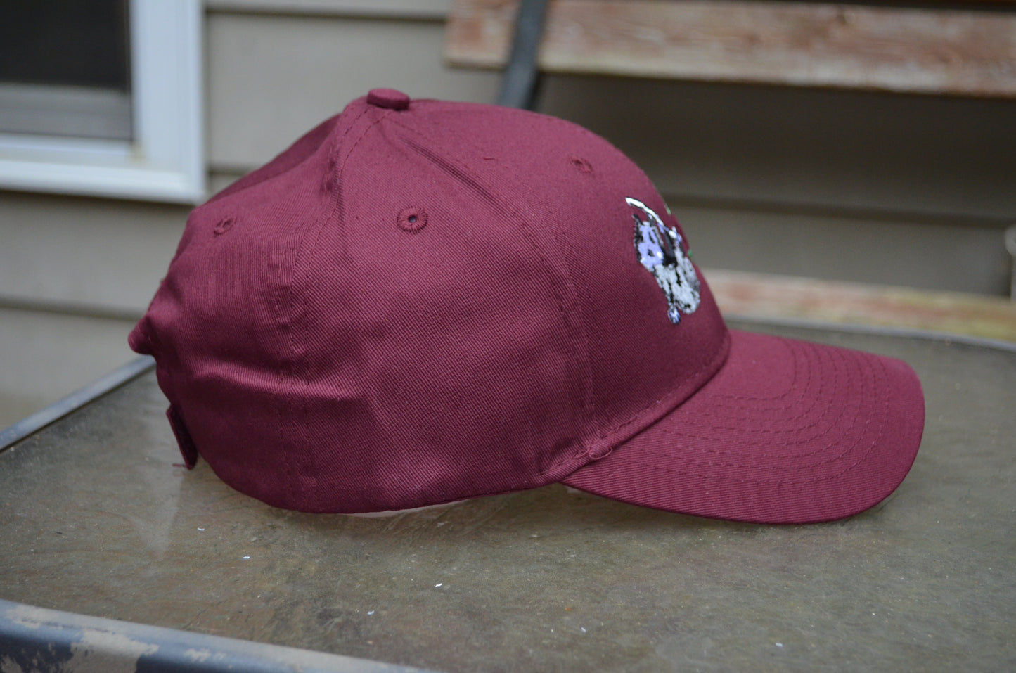 Burgundy Possum Seasoning Hat