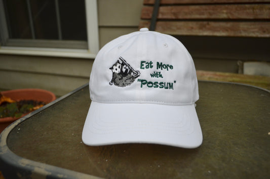 White Possum Seasoning Hat