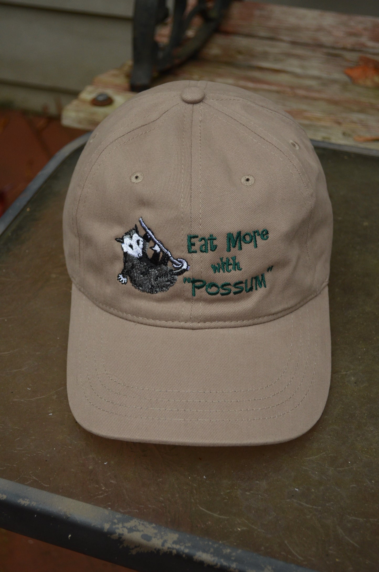 Tan Possum Seasoning Hat