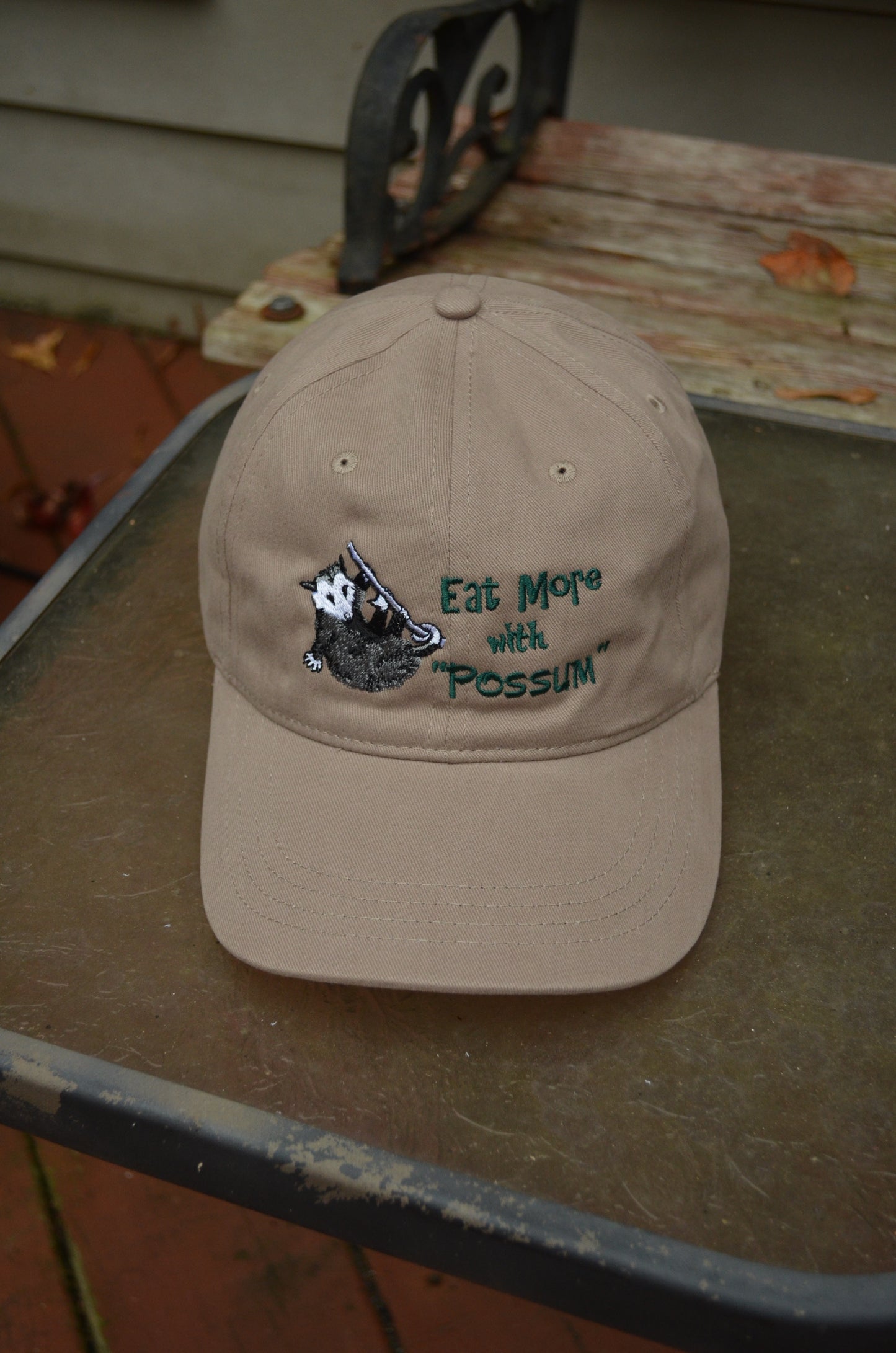 Tan Possum Seasoning Hat