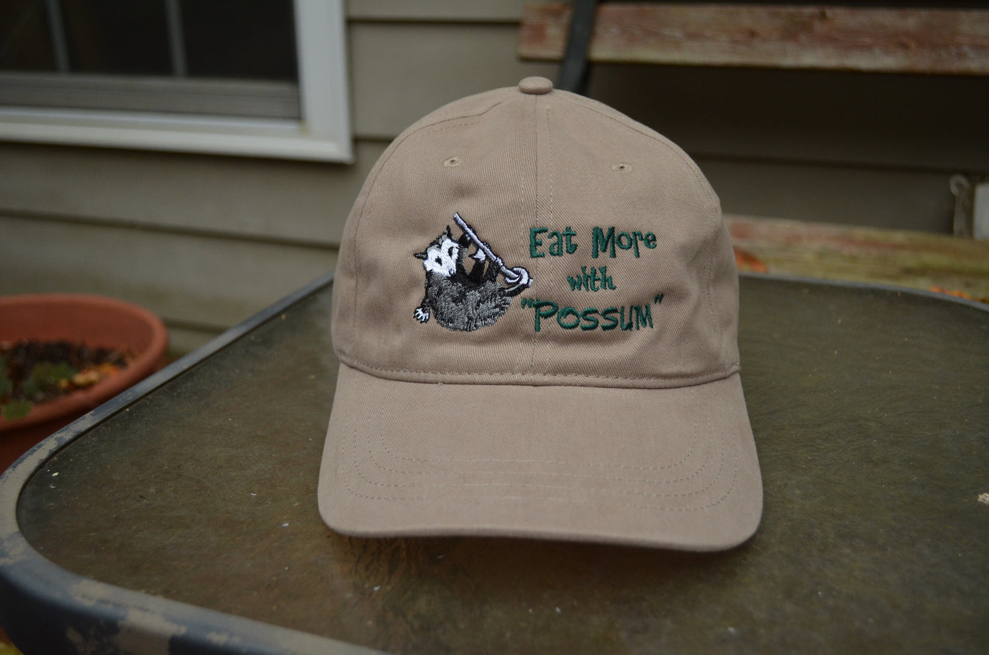 Tan Possum Seasoning Hat