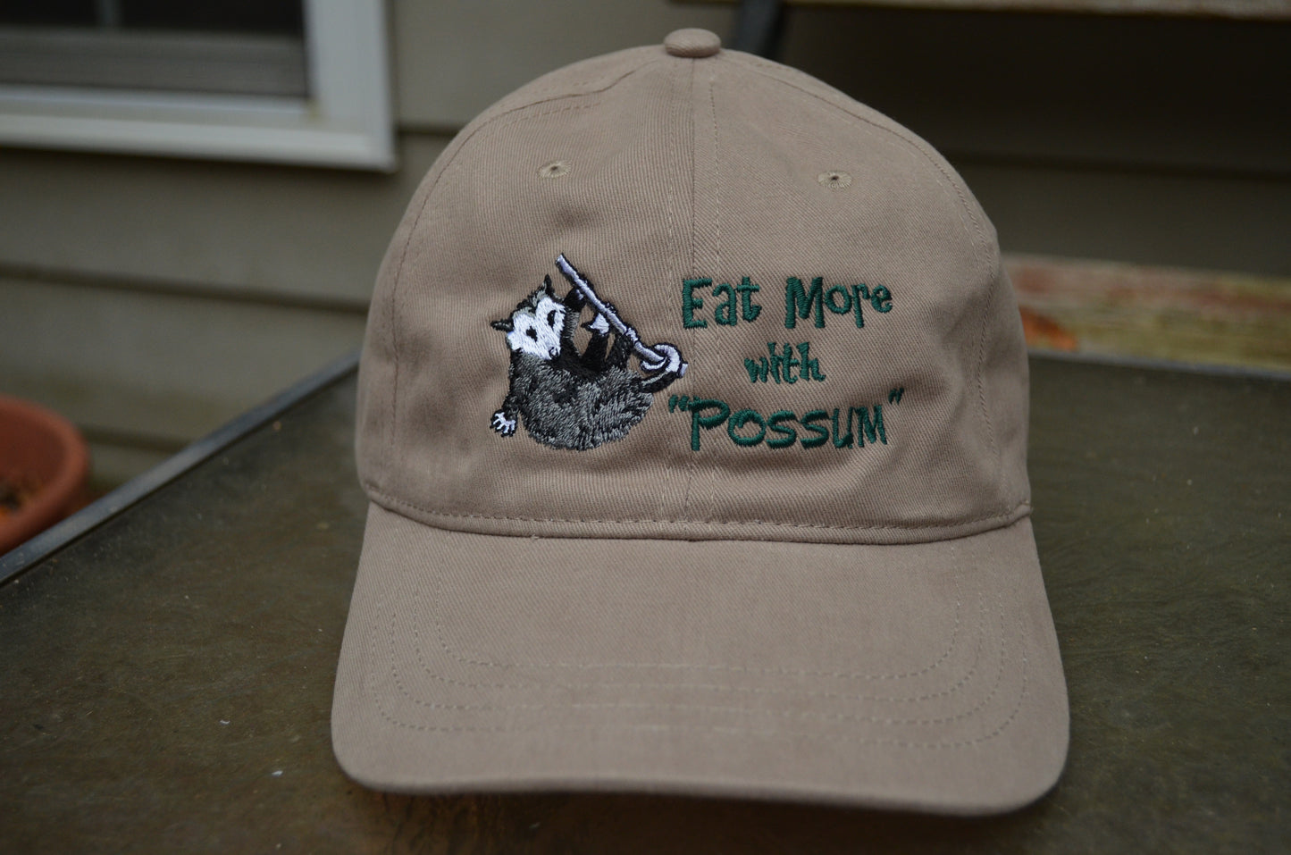 Tan Possum Seasoning Hat