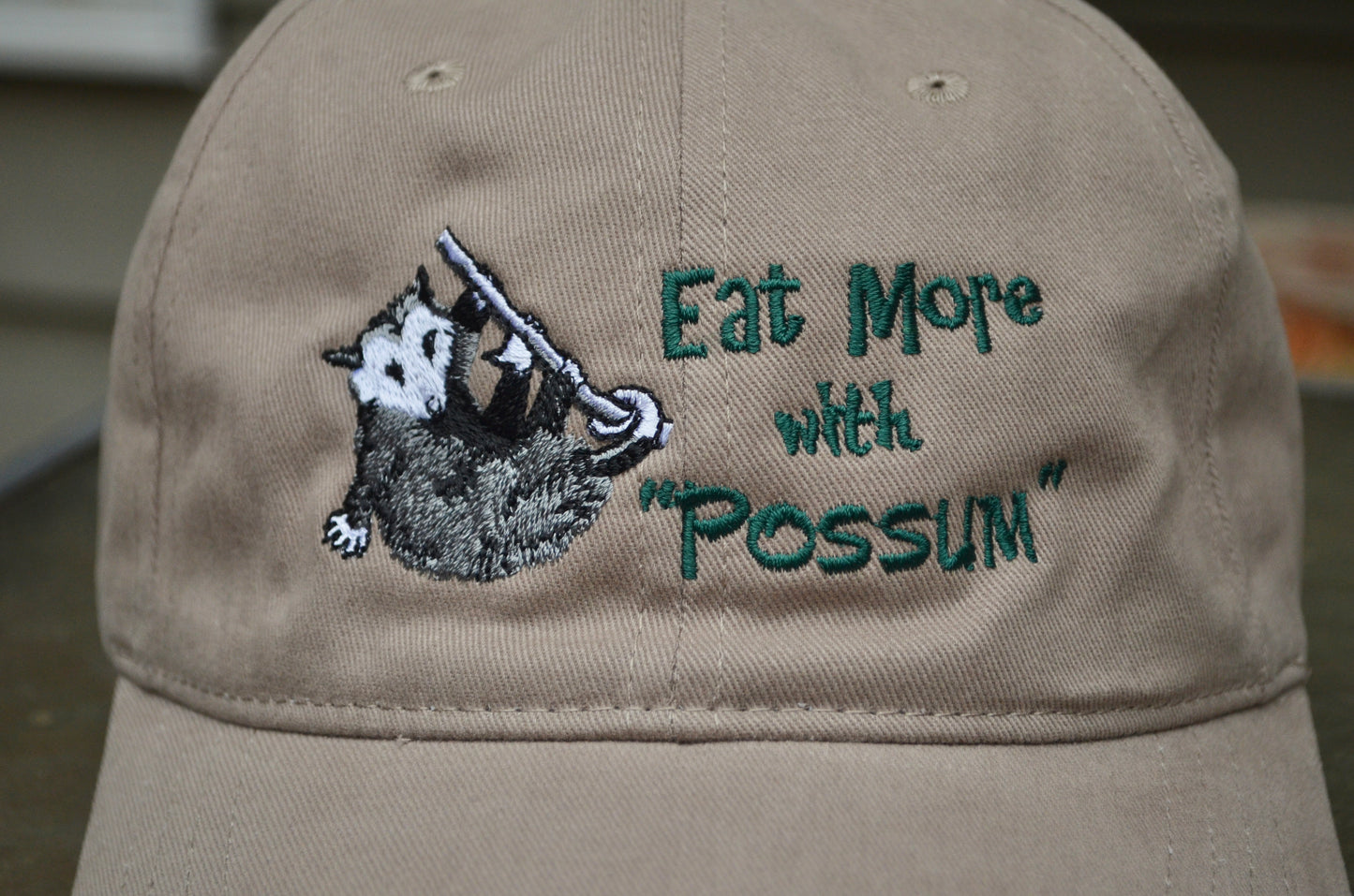 Tan Possum Seasoning Hat