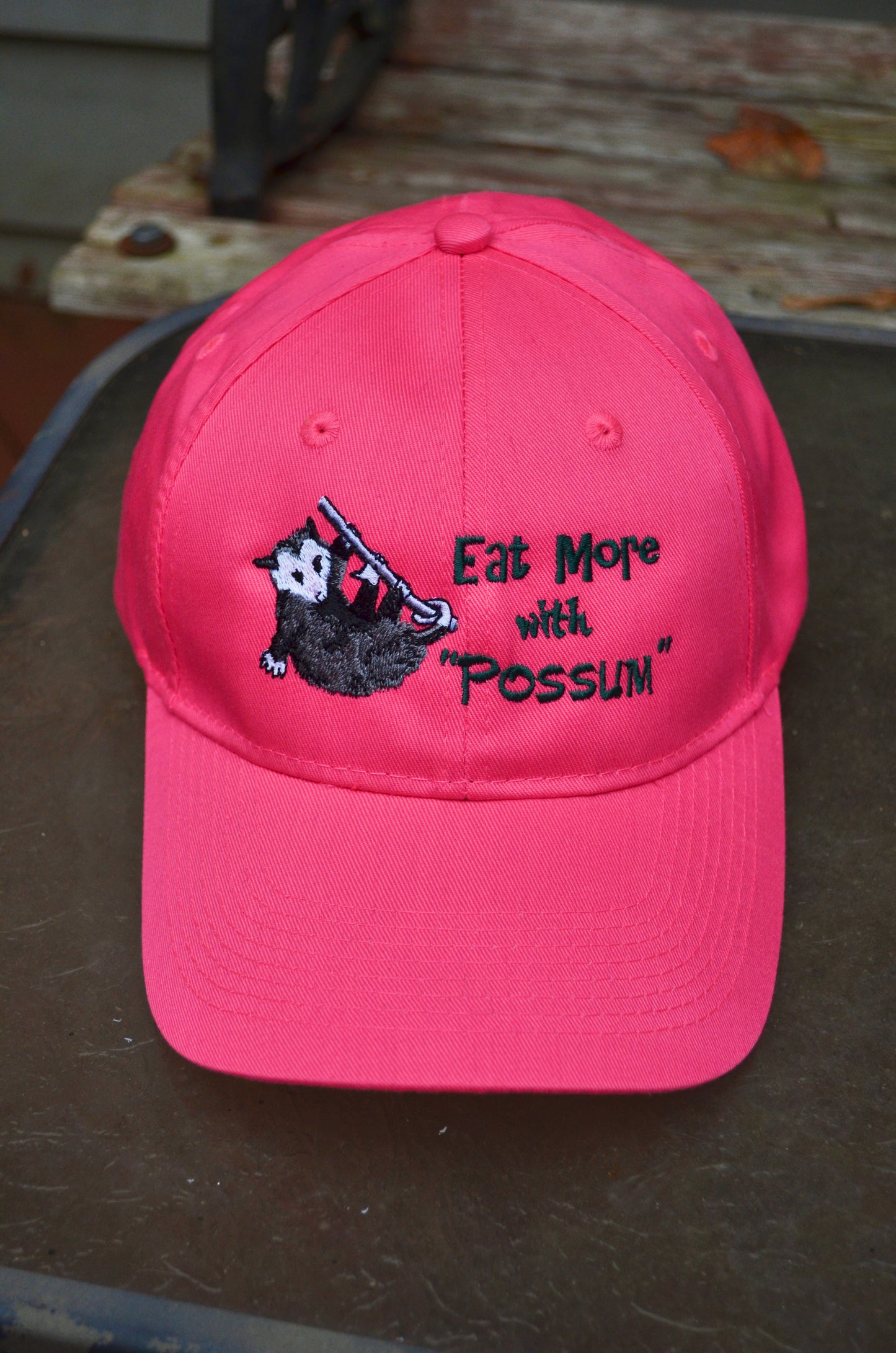 Hot Pink Possum Seasoning Hat