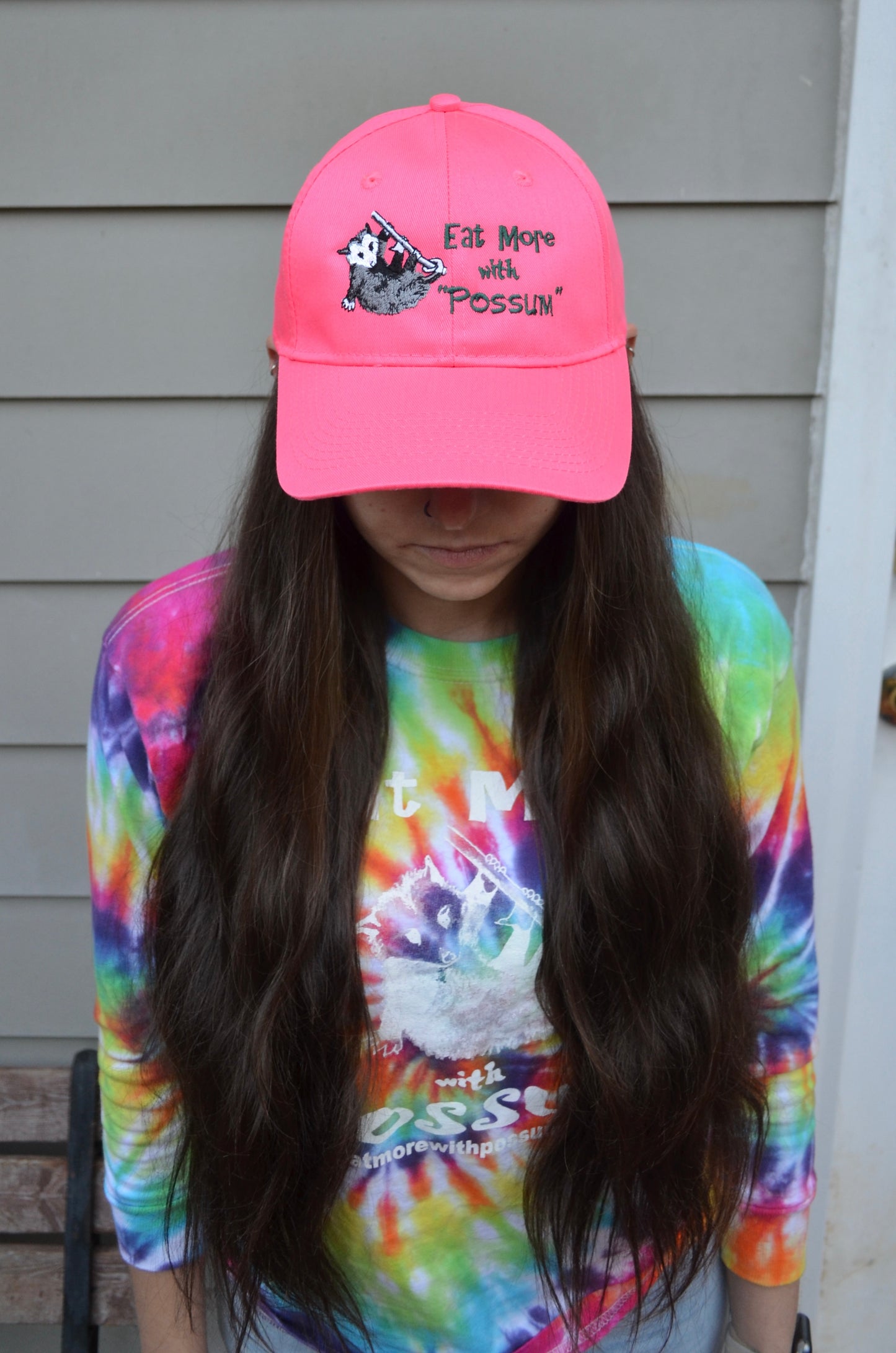 Hot Pink Possum Seasoning Hat