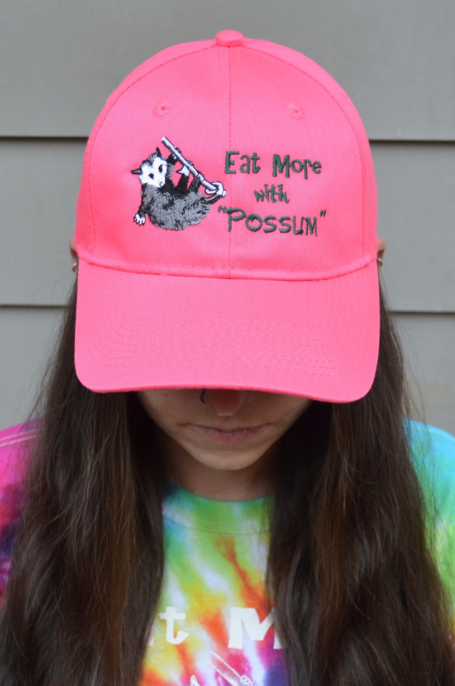 Hot Pink Possum Seasoning Hat