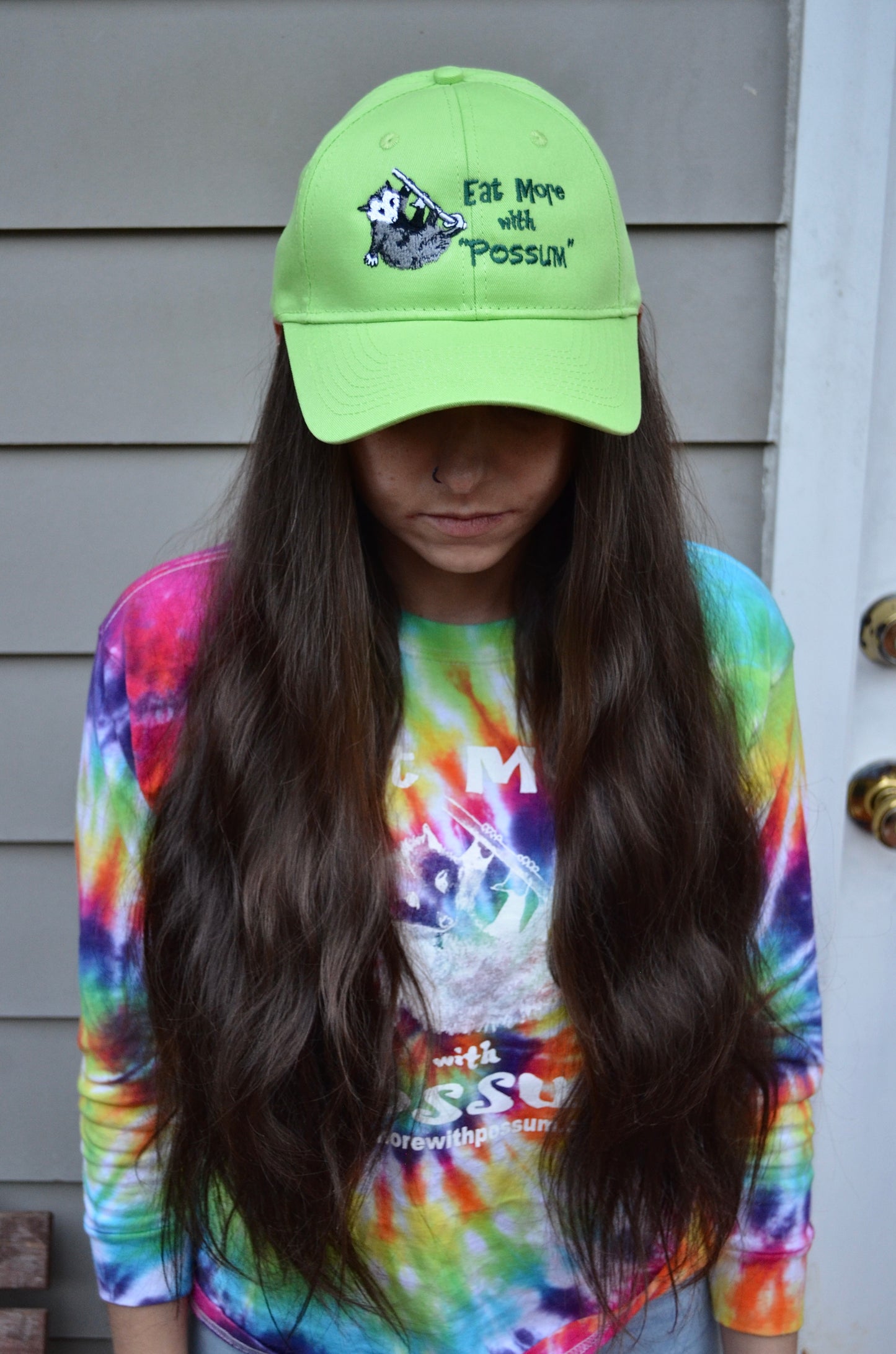 Lime Green Possum Seasoning Hat